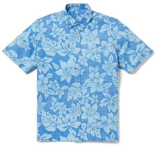 Costa Rica - Light Blue Hawaiian Shirt