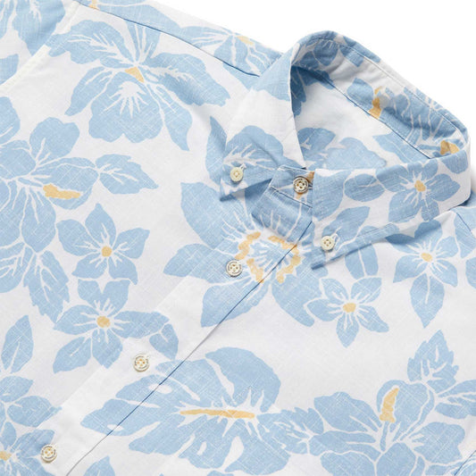 Costa Rica - White Hawaiian Shirt