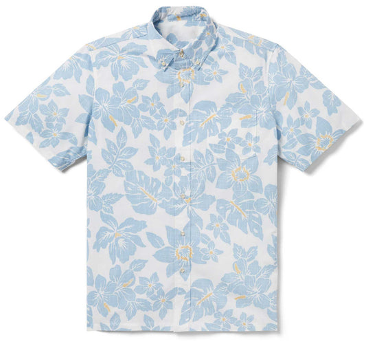 Costa Rica - White Hawaiian Shirt