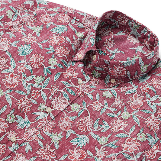Cranberry Sentosa Hawaiian Shirt