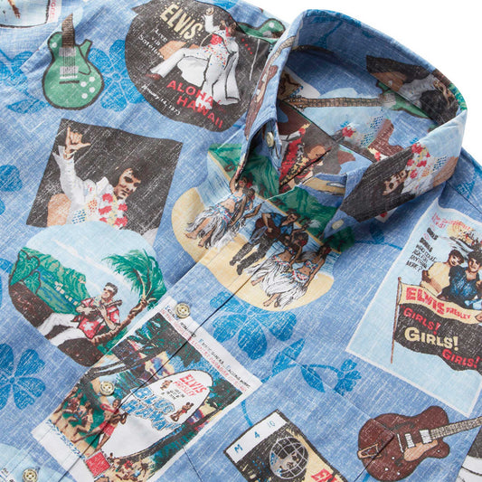 Elvis in Hawaii Hawaiian Shirt