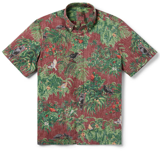 Endangered Species: Pacific Island Birds Apple Butter Hawaiian Shirt