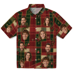 Cozy Red Forest Green Plaid Patchwork Custom Hawaiian Shirt