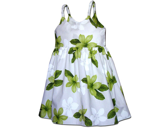 Island Baby Lime Girl's Bungee Dress Hawaiian Shirt