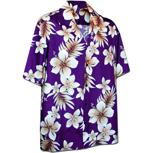 Purple Native Hibiscus Hawaiian Shirt