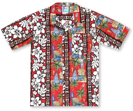 Boys Surf Camp Hawaiian Shirt