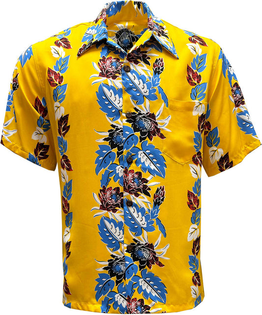 Sunny Day Retro Night Blooming Cereus Hawaiian Shirt