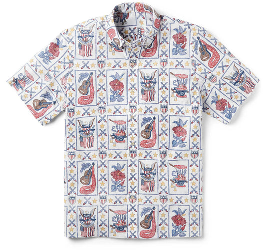 White Summer Commemorative 2024 Hawaiian Shirt