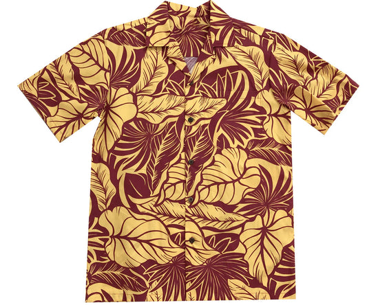 Yellow Polynesian Monarchy Hawaiian Shirt